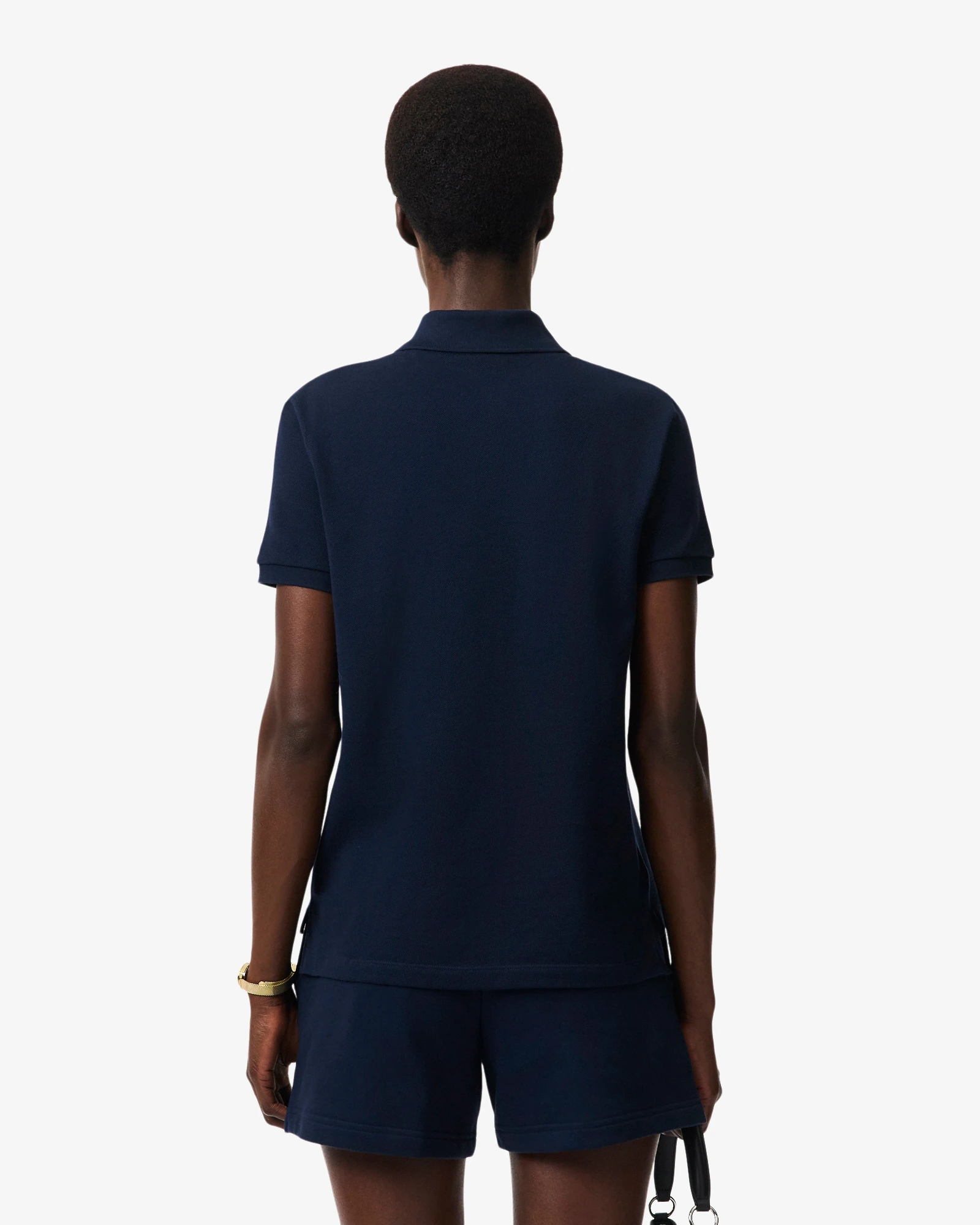 Navy Lacoste regular fit polo